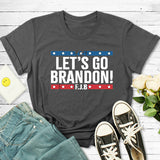 Let'S Go Brandon T Shirt Men'S And Women'S Short-Sleeved T-Shirt Short-Sleeved Top