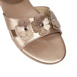 Flat Dress Sandals Summer Plus Size Buckle Strap Flower Cutout Sandals