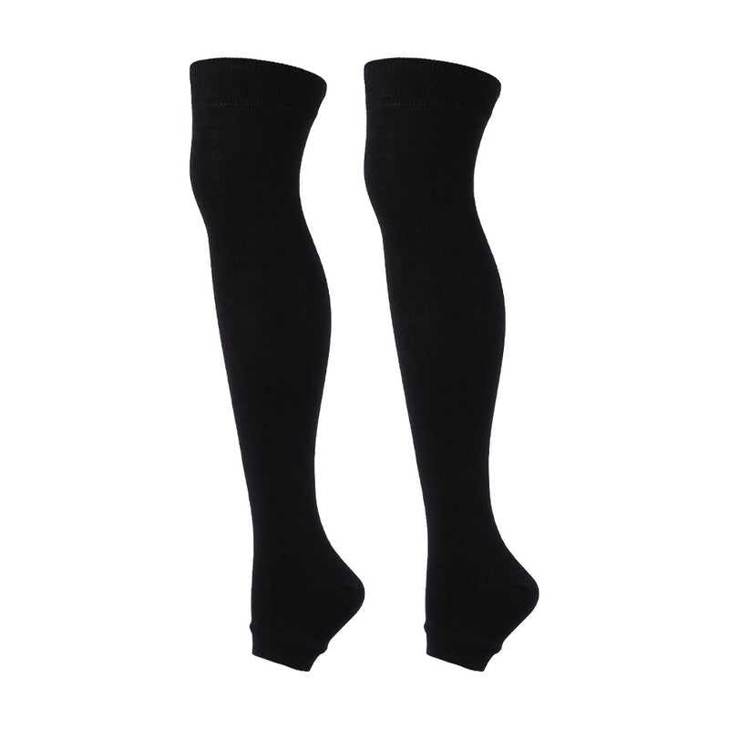 Winter Thick Knit Thigh High Socks Long Stockings Boot Yoga Socks Knee Support Hosiery