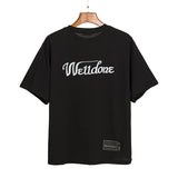 We11 Done T Shirts Reflective Printing Oversize Loose Couple