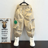 Toddler Boys Pants Boys Cargo Pants Spring and Autumn Children's Autumn Clothing