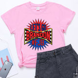 Let's Go Brandon T Shirt Short-Sleeved T-shirt Bottoming Shirt for Women