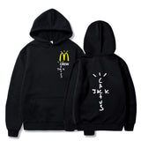 Cactus Jack McDonalds Hoodie Printed Hooded Long Sleeve Pocket Sweatshirt Sports