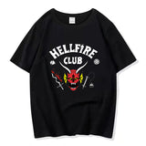 Stranger Things Hellfire Club T Shirt T-Shirt Stylish Loose Short Sleeve