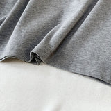 Smiley Face T Shirt round Neck Pullover Smiling Face Embroidery Loose Short Sleeve T-shirt