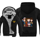 Stranger Things Hellfire Club Coat Anime Game Sweater Casual Youth Winter Thicken Thermal Hoodie