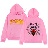 Stranger Things Hellfire Club Hoodie Monster Autumn Winter Sweater All-Match Loose Neutral Hooded Sweater