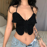 Women Rave Outfits Tops Spring Sexy Hollow out Strap Women's Clothing