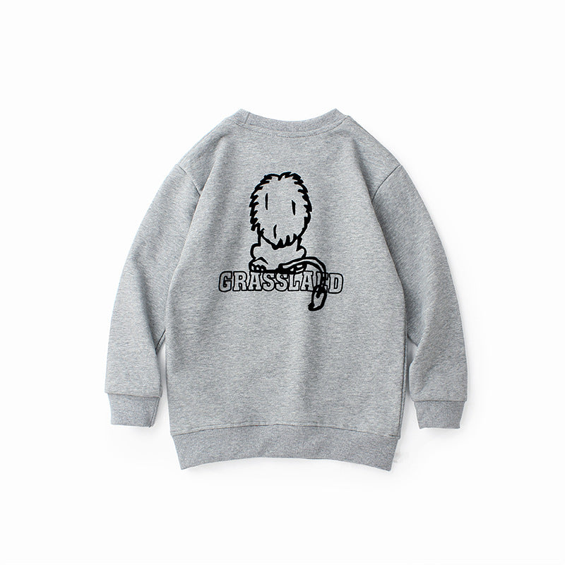 Children Boy Hoodie Spring and Autumn Long-Sleeved Sweater Boy