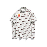 Men's T-Shirt Summer Men's Case Printed Shirt Casual Short Sleeve