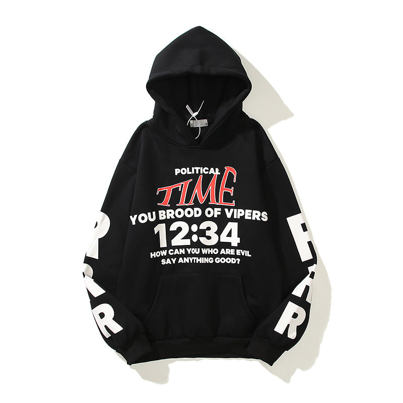 Cpfm Hoodie Sweater Number Letter Print Loose Men's and Women's Hoodies