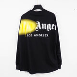 Palm Angels Sweatshirts Printed Long-Sleeved T-shirt Men's and Women's Loose Bottoming Shirt