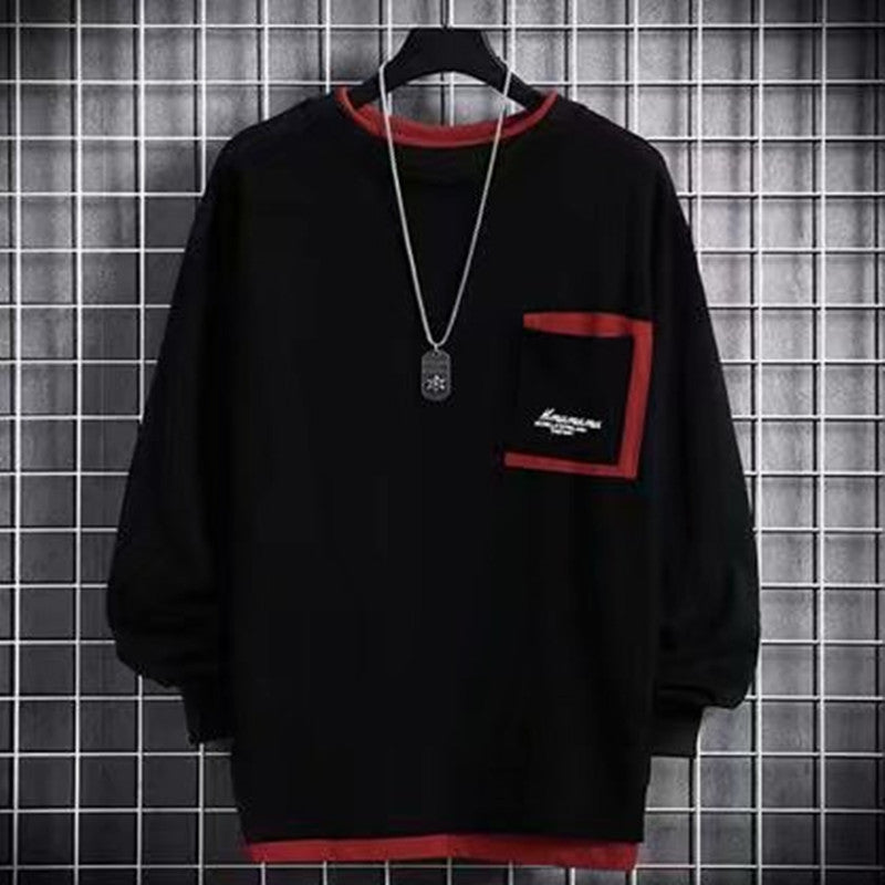 Men Sweatshirts Autumn and Winter Long Sleeves T-shirt Men's Sweater