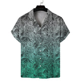 Men Beach T Shirts Men's Spring Leisure Short Sleeve Shirt