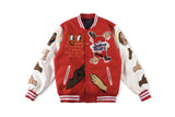 Saint Michael Baseball Jacket Big Talker Jacket Embroidery Craft Baseball Uniform