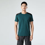 Sweat Wicking Shirt Men's Short Sleeve Fitness Clothes Quick-Drying Exercise T-shirt