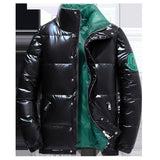 Yeezy Gap Down Coat Winter Men's Fashion Bright Leather White Duck Down Jacket