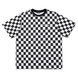 We11 Done T Shirts Plaid Logo Letter Offset Printing Loose Men and Women
