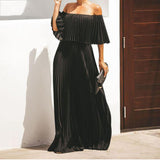 Lady Gaga Dress Sexy Exposed Pleated Chiffon Party Formal Dress