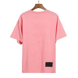 We11 Done T Shirts We11done Engraved Letters Solid Color Loose