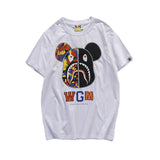 WGM Shirt Short-Sleeved T-shirt Men's Printed Loose Bottoming Shirt