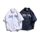 Men T Shitrs Summer Men's Printed Short-Sleeved Shirt