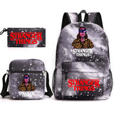 Stranger Things Hellfire Club Backpack Stranger Things Backpack Three-Piece Set for Students