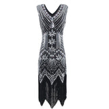 1920S Dress Vintage Sequins Dress Evening Dress Women Tassel Evening Gown