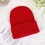 Men Winter Hats Solid Color Women's Autumn and Winter Hat