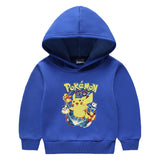 Children Pokemon Pikachu Hoodie Children's Hooded Sweatshirt