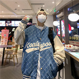 Alaska Varsity Jacket Men's Autumn Retro Baseball Uniform Casual Jacket