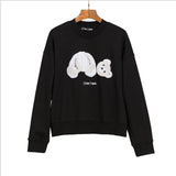 Palm Angels Sweatshirts Embroidery Velvet Round Neck Long Sleeve Sweater Men 'S And Women 'S Jacket