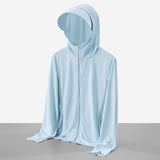 Sun Resistant Clothes Ice Silk Sun Protection Clothing Female Outdoor Sun Protection Jacket Male