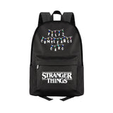 Stranger Things Backpack Large Capacity Fashion Canvas Backpack Student Schoolbag