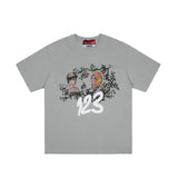 Rrr123 T Shirt Adam Eve Puff Print Vintage Distressed T-shirt