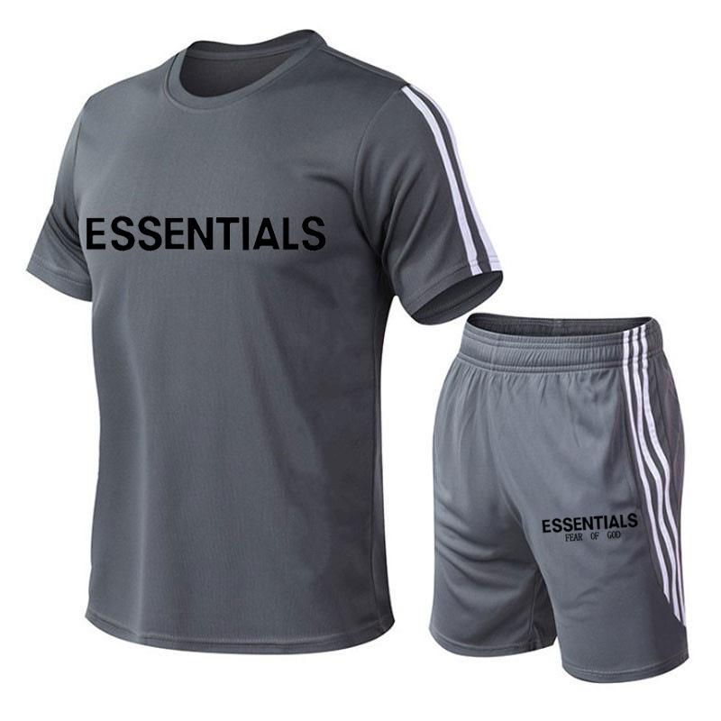 Fear of God Fog Essentials Casual Short-Sleeved Shorts Suit Chest Logo