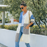 Women's Fall Outfits Sweater Women's Mid-Length Autumn and Winter Knitwear Cardigan Coat