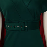 Nina Parker plus Size Dresses Fashionable Slimming Elegant Ol Dress