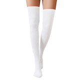 Winter Chunky Cable Thick Knit Thigh High Socks Long Stockings Boot over the Knee Bunching Socks Knitted Socks