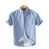 Men Beach T Shirts Summer Cotton Short Sleeve Shirt