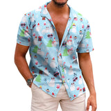 Men Beach T Shirts Men's Shirt Summer Loose T-shirt