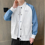 Corduroy Varsity Jacket Overalls Men's Autumn Baseball Uniform Spring and Autumn Sports Corduroy Autumn Wear Jacket