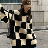 Preppy Aesthetic Sweater Sweater Women's Autumn Winter Retro Knitwear