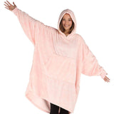 Hoodies Blankets Nightgown Flannel Hooded Casual Sweatshirt Home