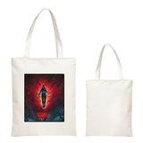 Stranger Things Hellfire Club Handbag Stranger Things 4 Canvas Bag Student Book Bag Shopping Bag Large Capacity Crossbody