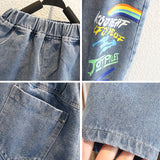 Toddler Boys Pants Boys' Spring and Autumn Jeans Casual