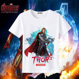 Marvel T Shirt Clothes Men's Marvel Movie Iron Man Short Sleeve T-shirt