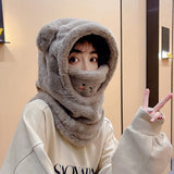 Women Winter Hats Plush Hat Autumn Winter Windproof Hat