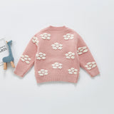 Spring Tops Cute Flowers Sweater Cardigan Sweater Top