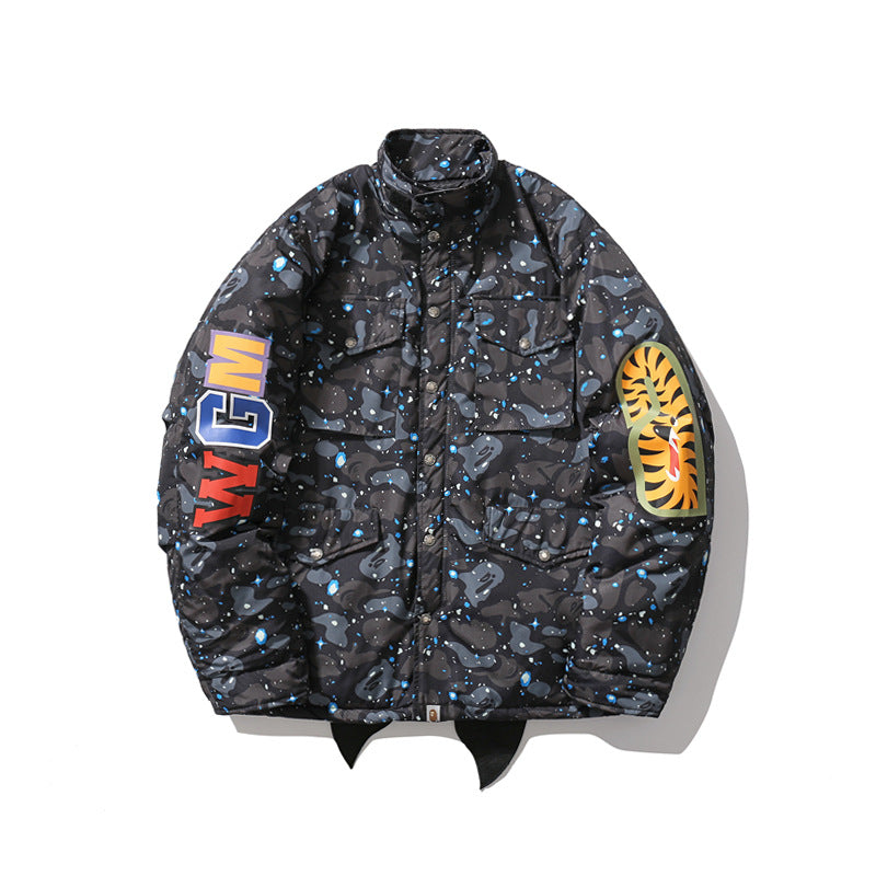 Bape Military Jacket Casual Jacket Coat Autumn And Winter